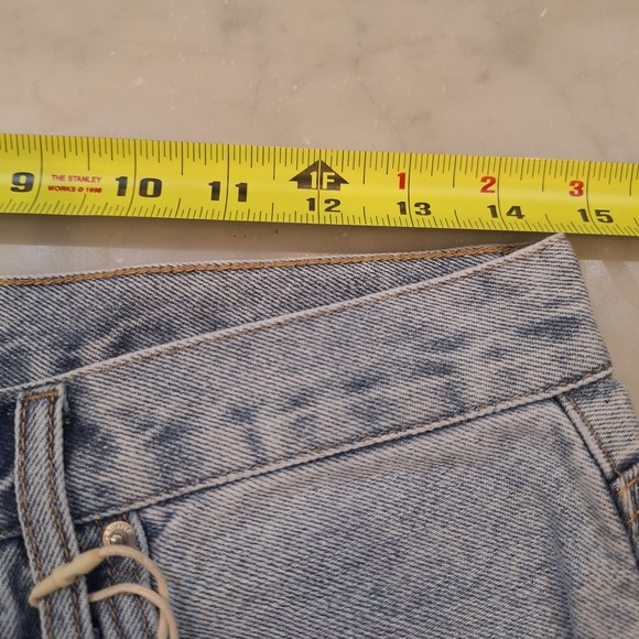 New Z Supply Everyday Hi-Rise Denim Shorts Sz 28 Cutoff Indigo 4" inseam Western - Picture 5 of 8